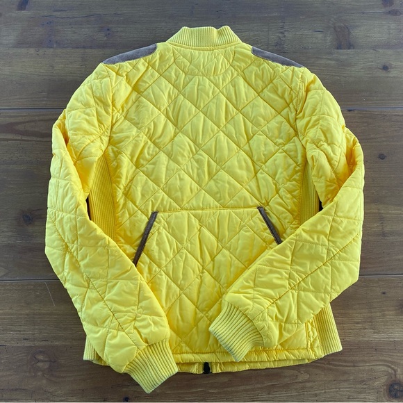 Ralph Lauren Equestrian Quilted Sport Jacket Bright Yellow - Picture 9 of 16